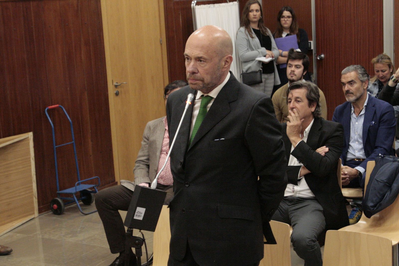 Pablo Comas declara durante el juicio celebrado en la Audiciencia Provincial.