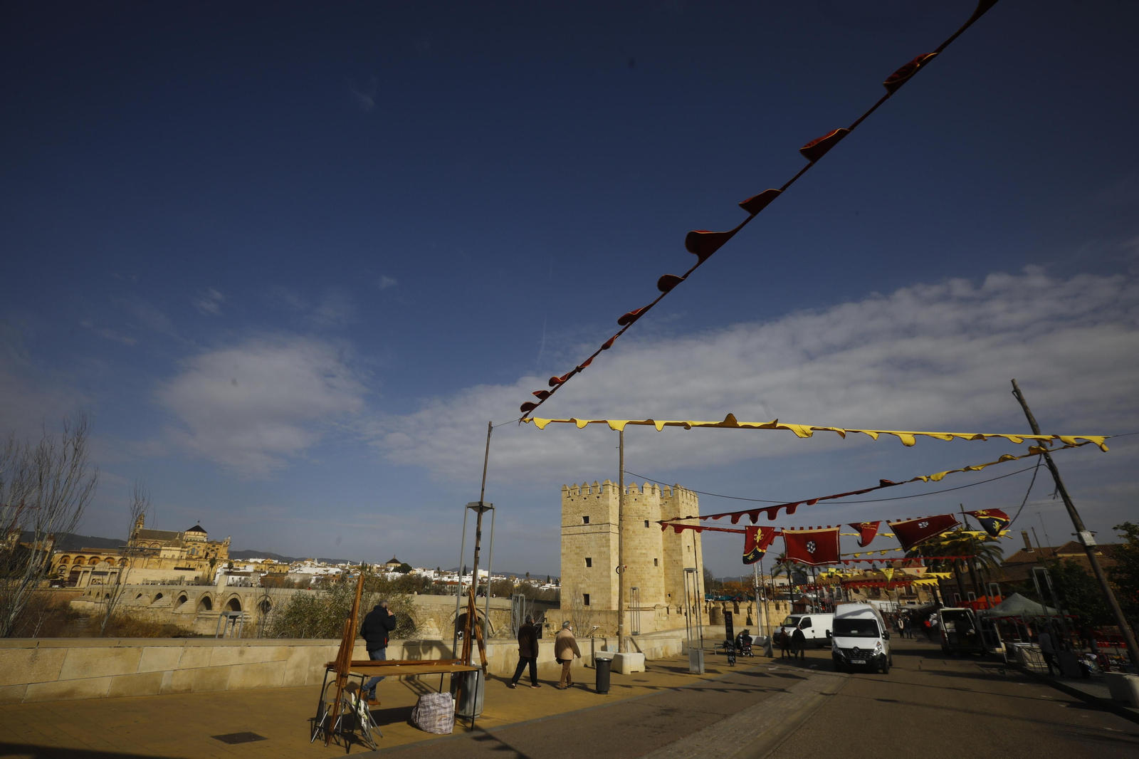Así son los preparativos del Mercado Renacentista de Córdoba
