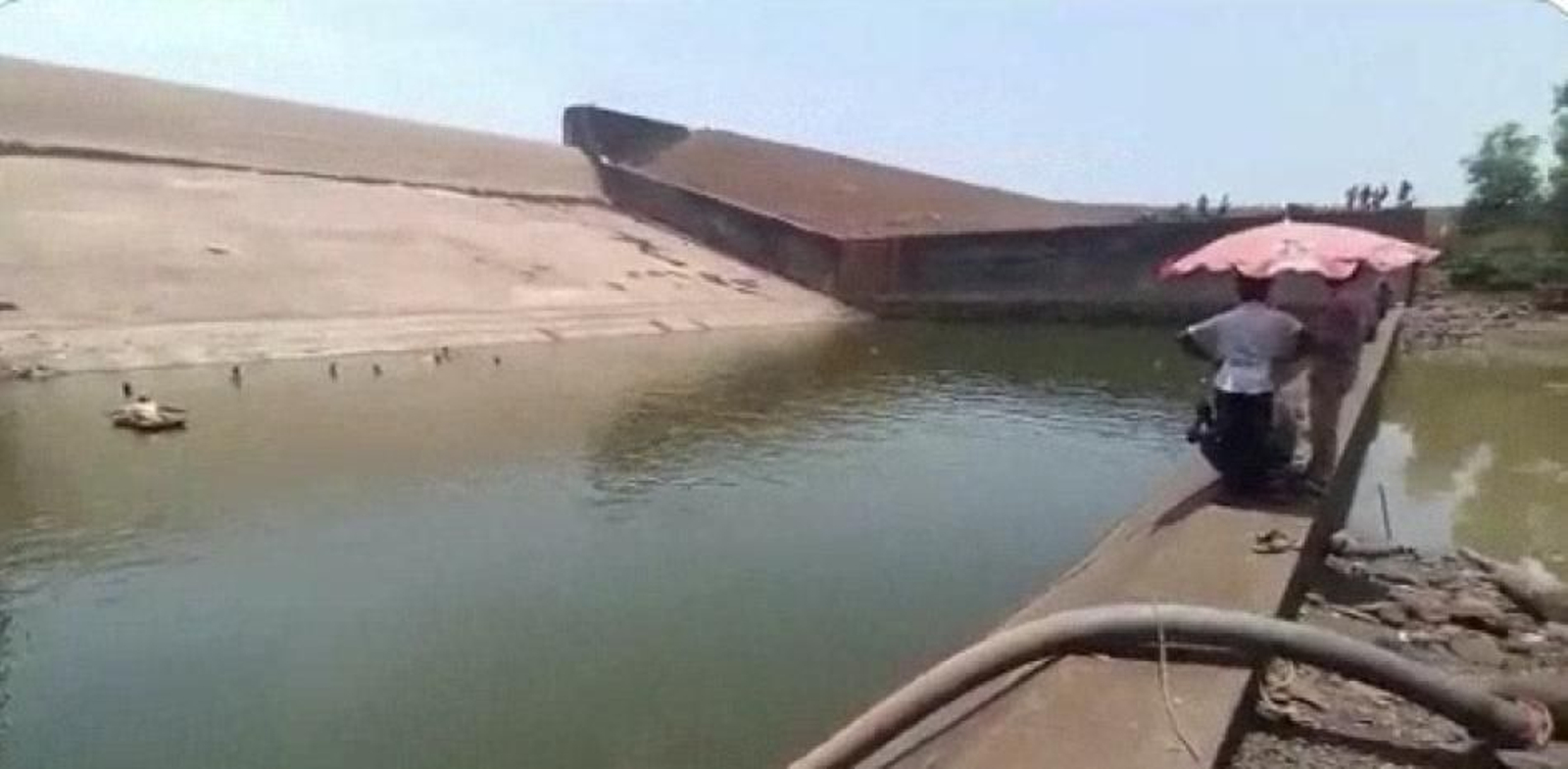 La presa que mandó vaciar el funcionario