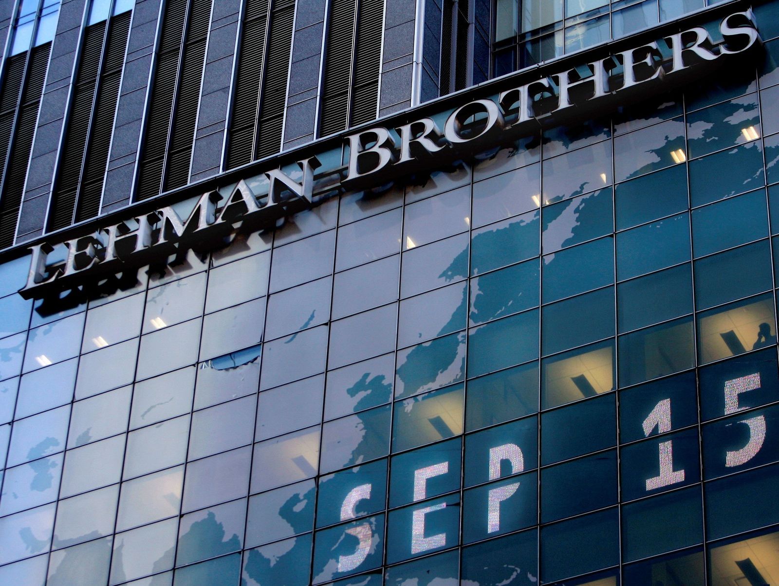 La sede de Lehman Brothers en Nueva York, el 15 de septiembre de 2008.