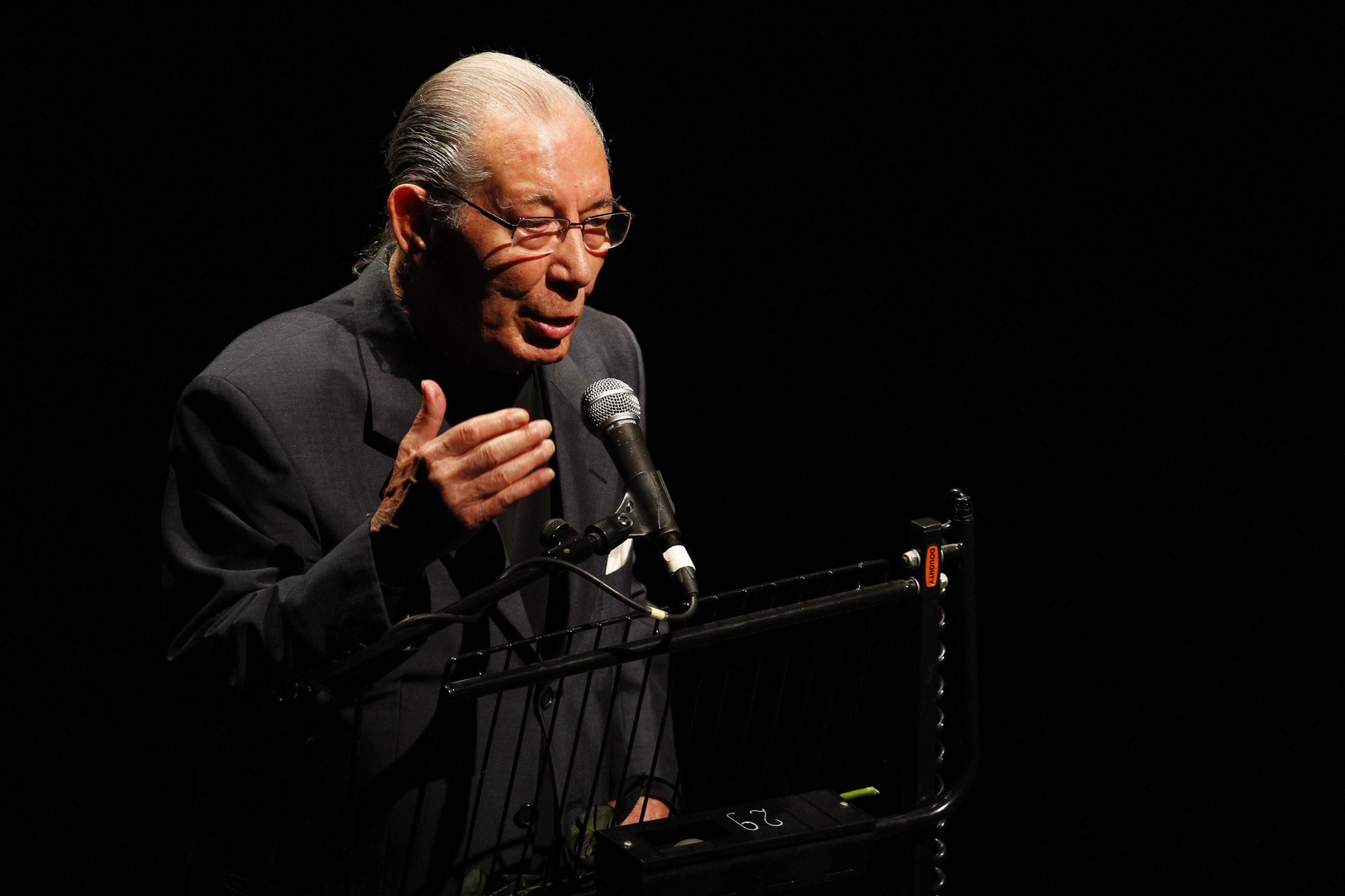Salvador Távora, durante el homenaje que el Fest le rindió en el pasado 2012.