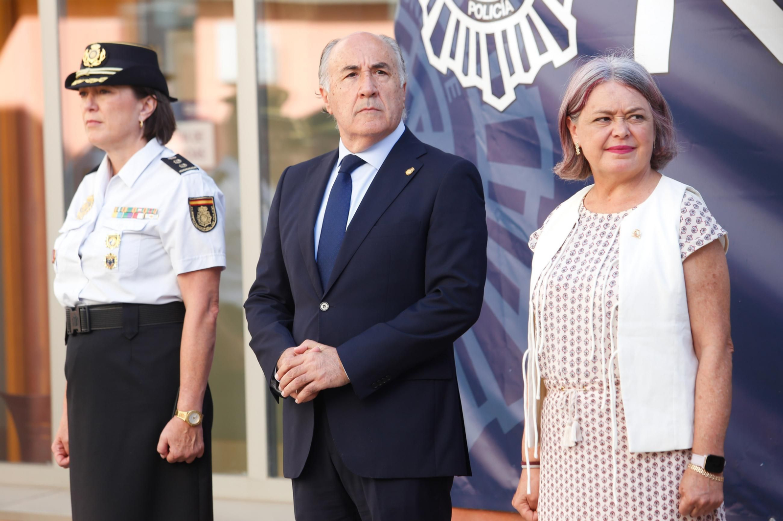 Acto de presenación de los nuevos alumnos de la Escuela Nacional de Policía en Algeciras