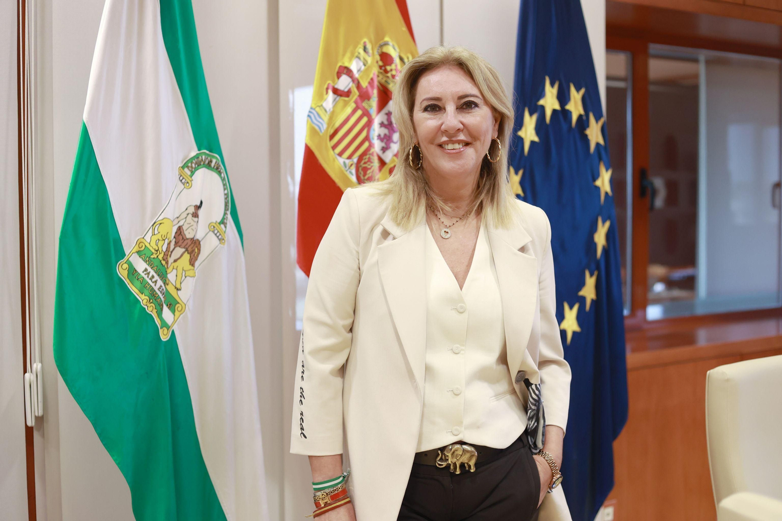 La consejera de Hacienda, Carolina España.