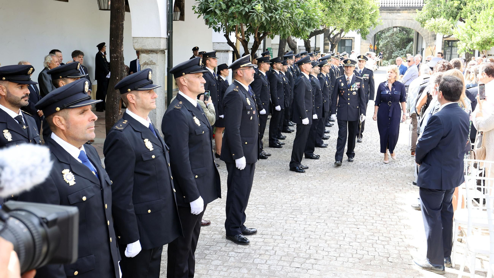 Imágenes del Día de la Policía Nacional en las Bodegas Fundador de Jerez