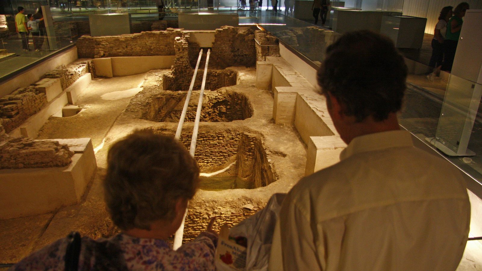 Los restos del Antiquarium.