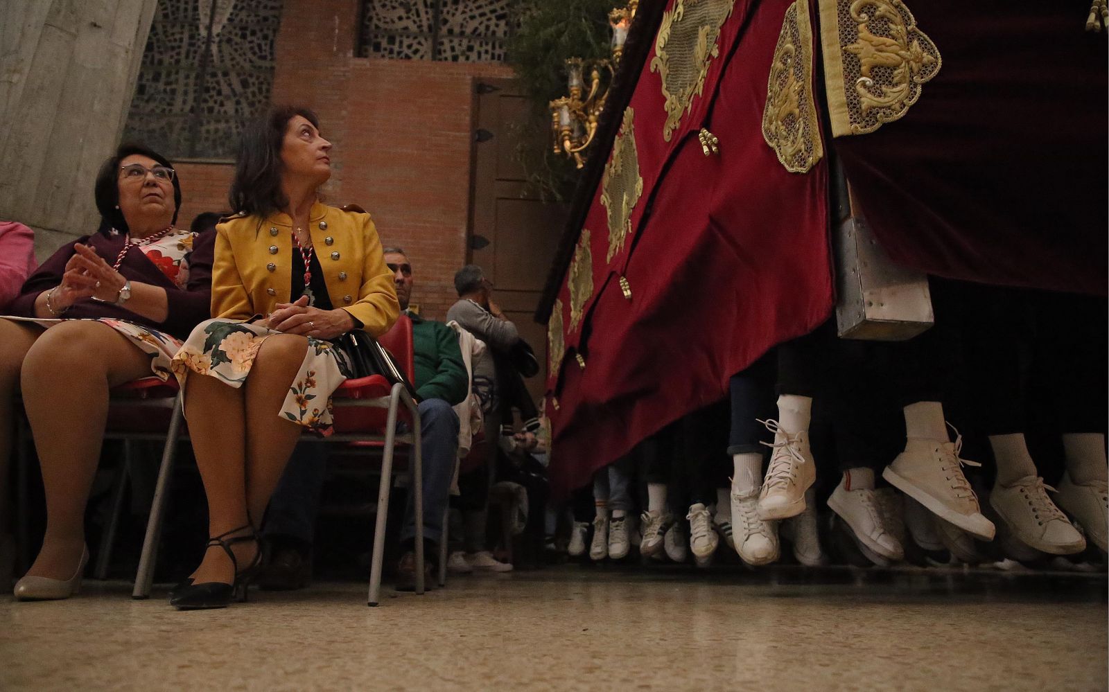 Fotos de la primera levantá de La Borriquita en Algeciras 2023