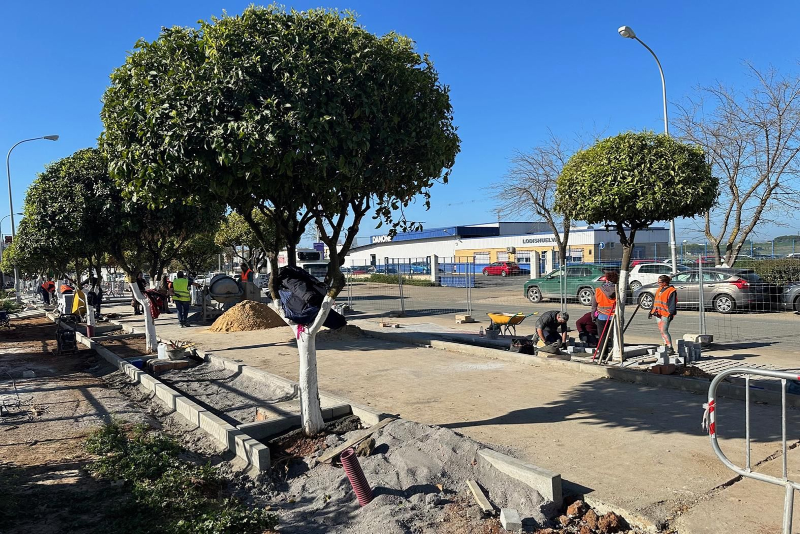 San Juan avanza en las obras de entrada desde Trigueros