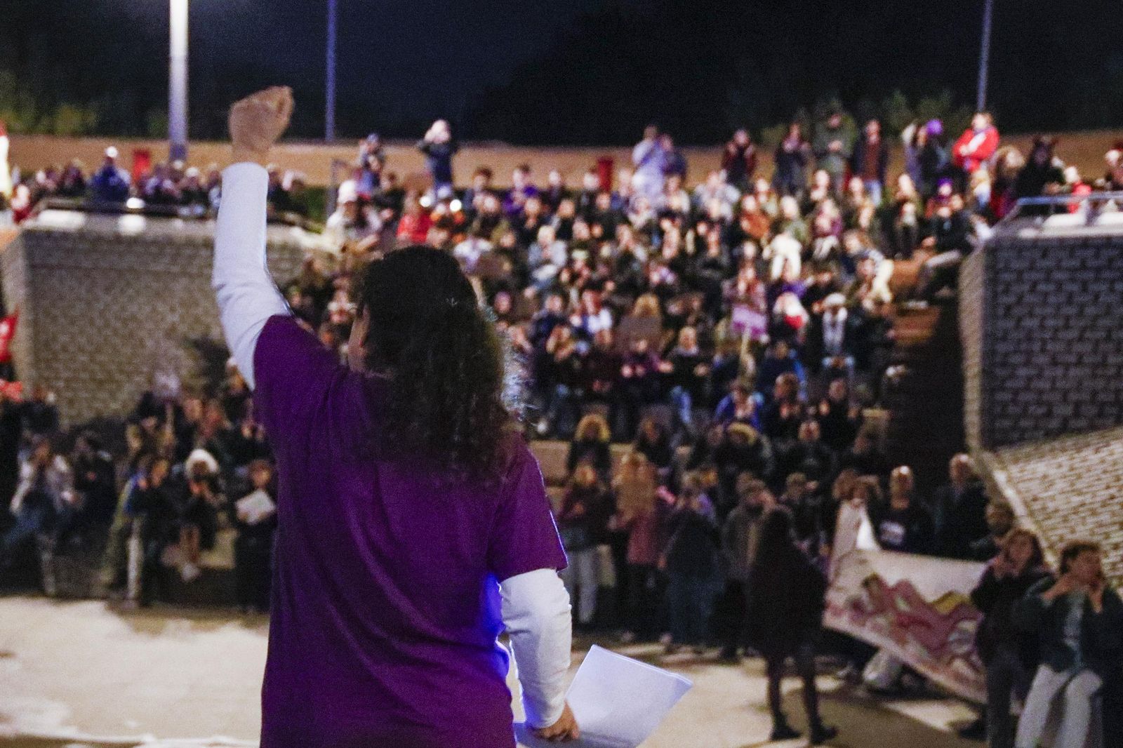 Las imágenes de la manifestación realizada por Asamblea Feminista 8M en Almería