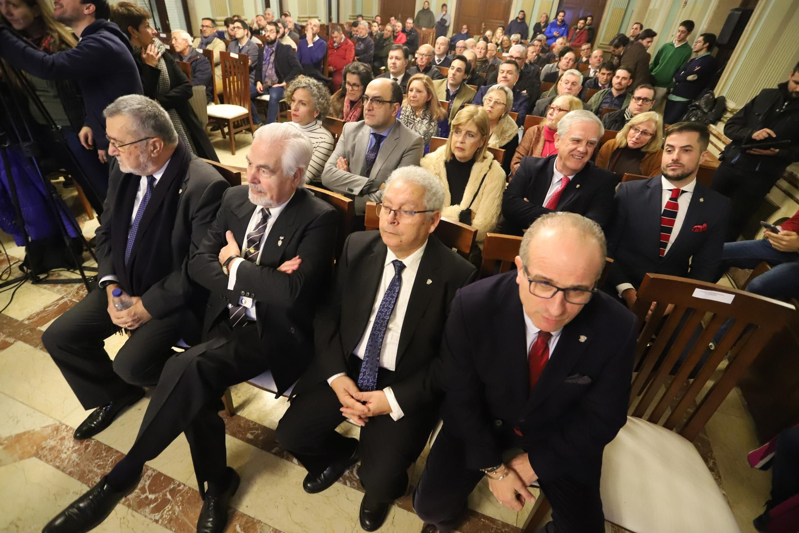 Imágenes de la presentación del cartel de la Semana Santa de Huelva de 2020