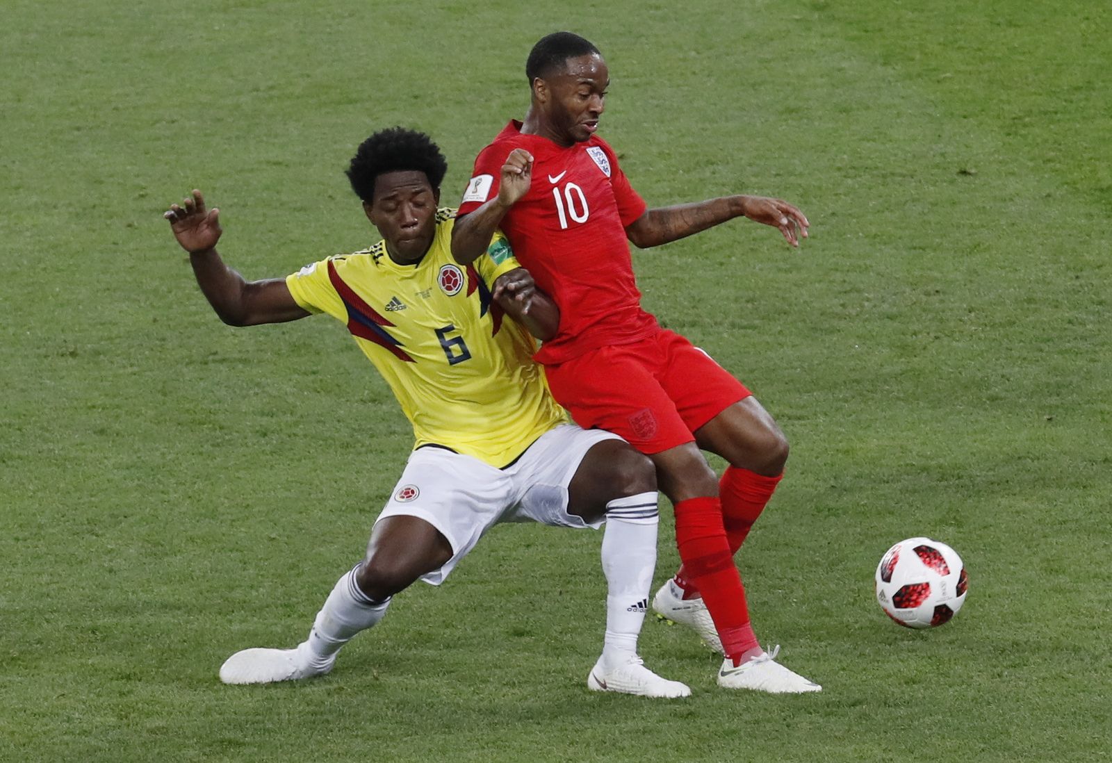 Las imágenes del Colombia-Inglaterra