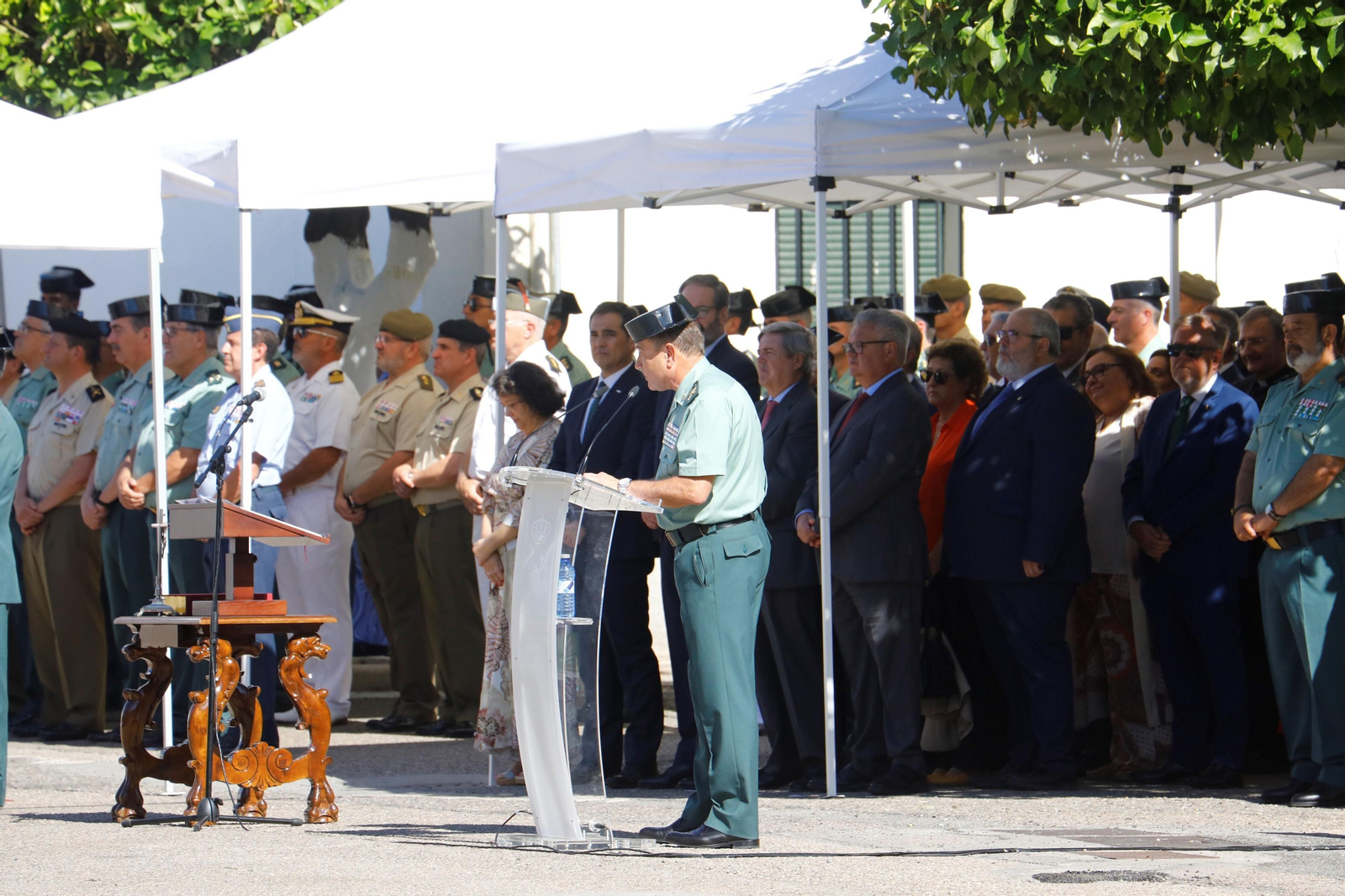Las imágenes de la toma de posesión del nuevo jefe de la Comandancia de Córdoba, el coronel Ramón María Clemente