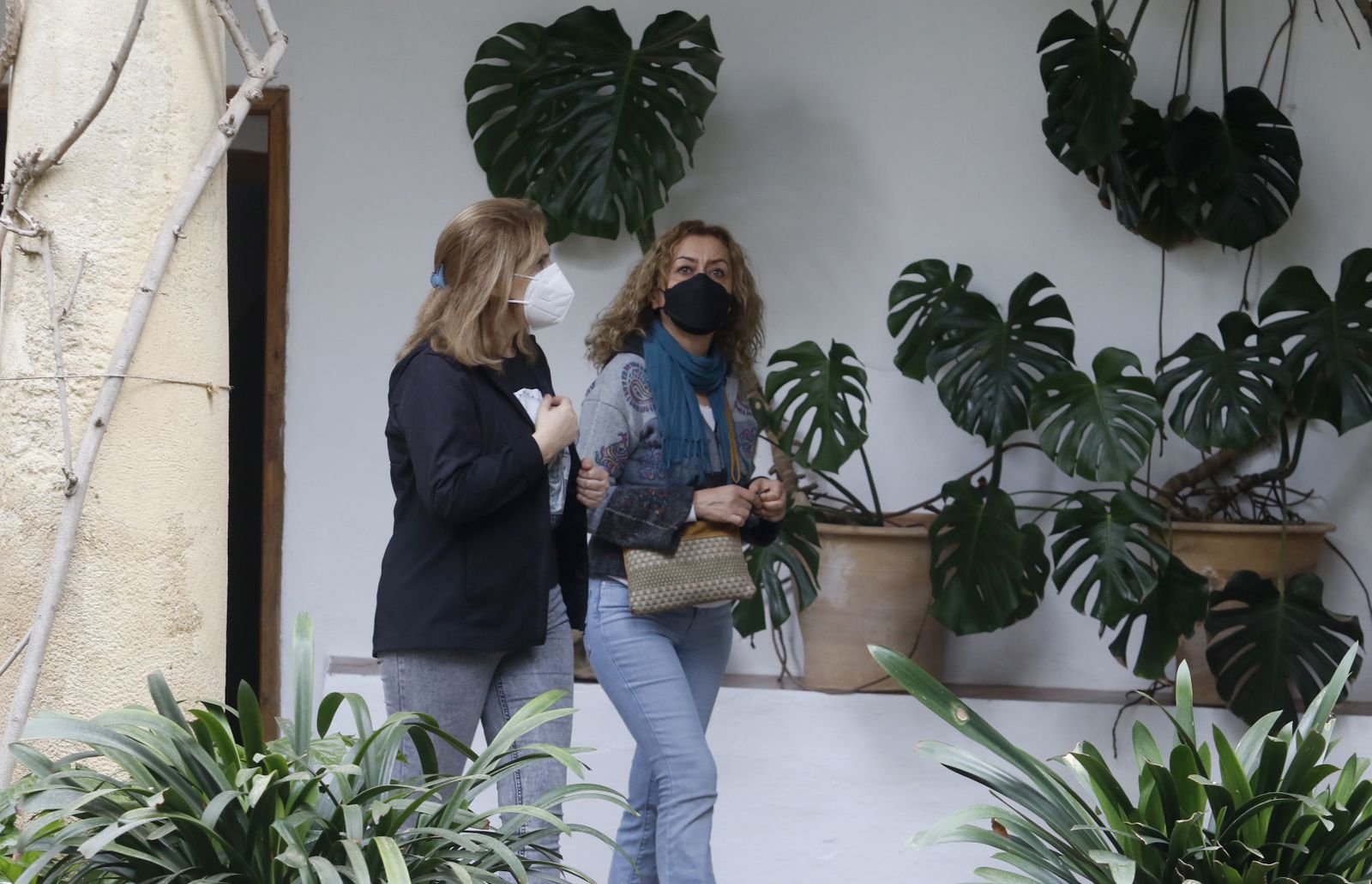 Visitantes en los Patios de Córdoba.