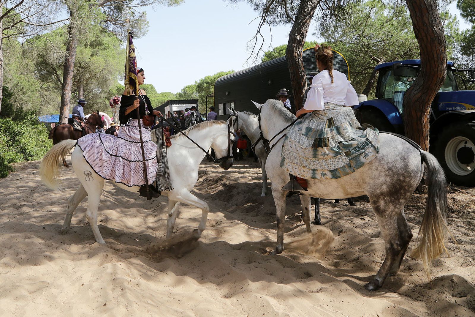Las imágenes de la segunda jornada de camino de la Hermandad de Jerez