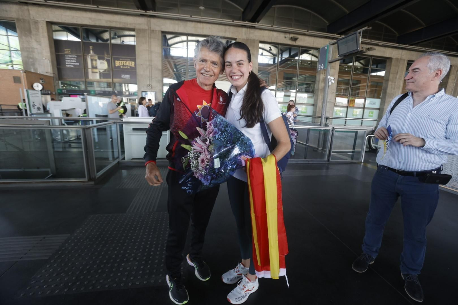 Las mejores fotos de la llegada de Carmen Avilés a Córdoba tras el pase a los Juegos Olímpicos de París