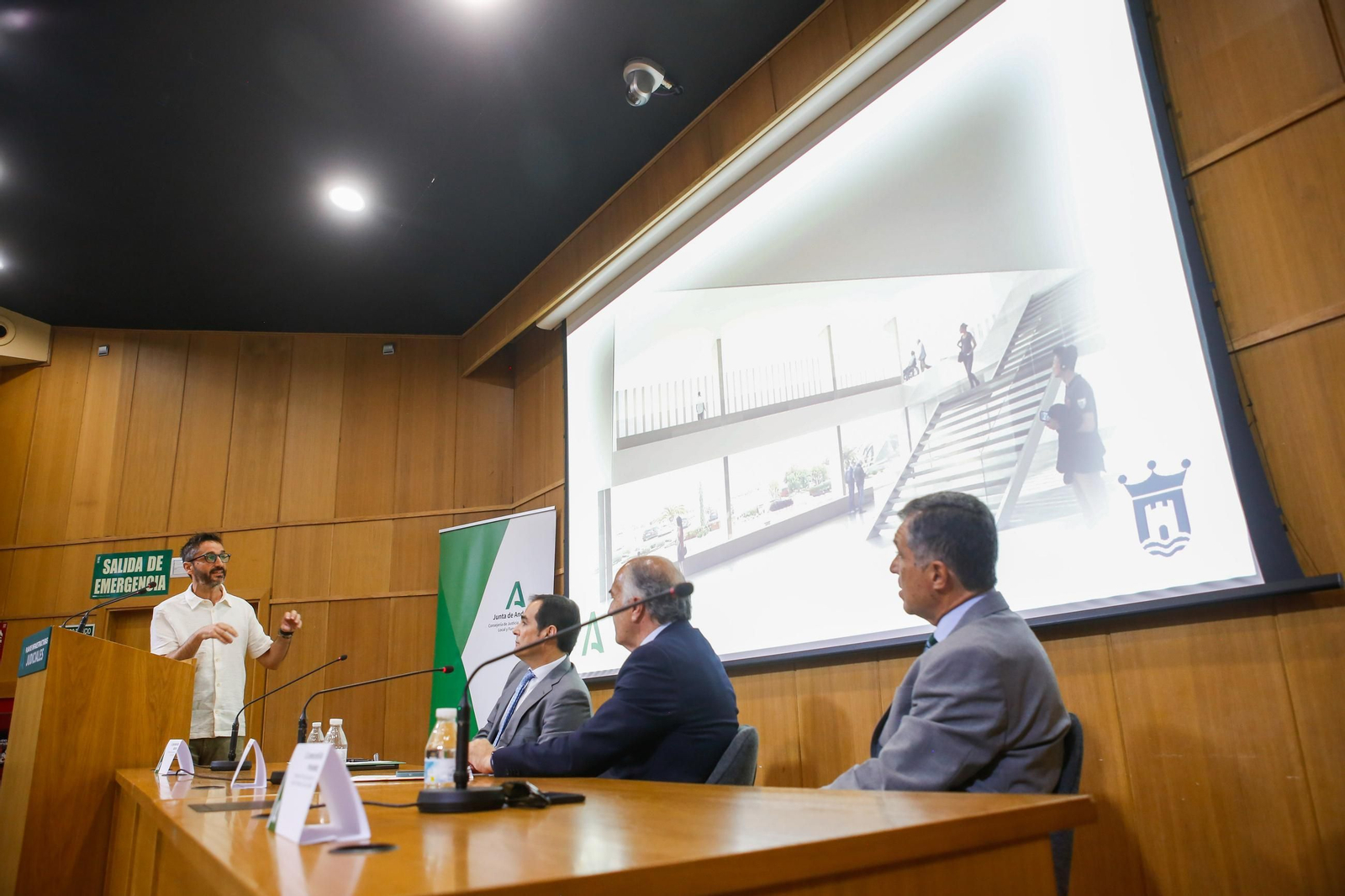 José Antonio Nieto presenta avances de la Ciudad de la Justicia de Algeciras, en imágenes