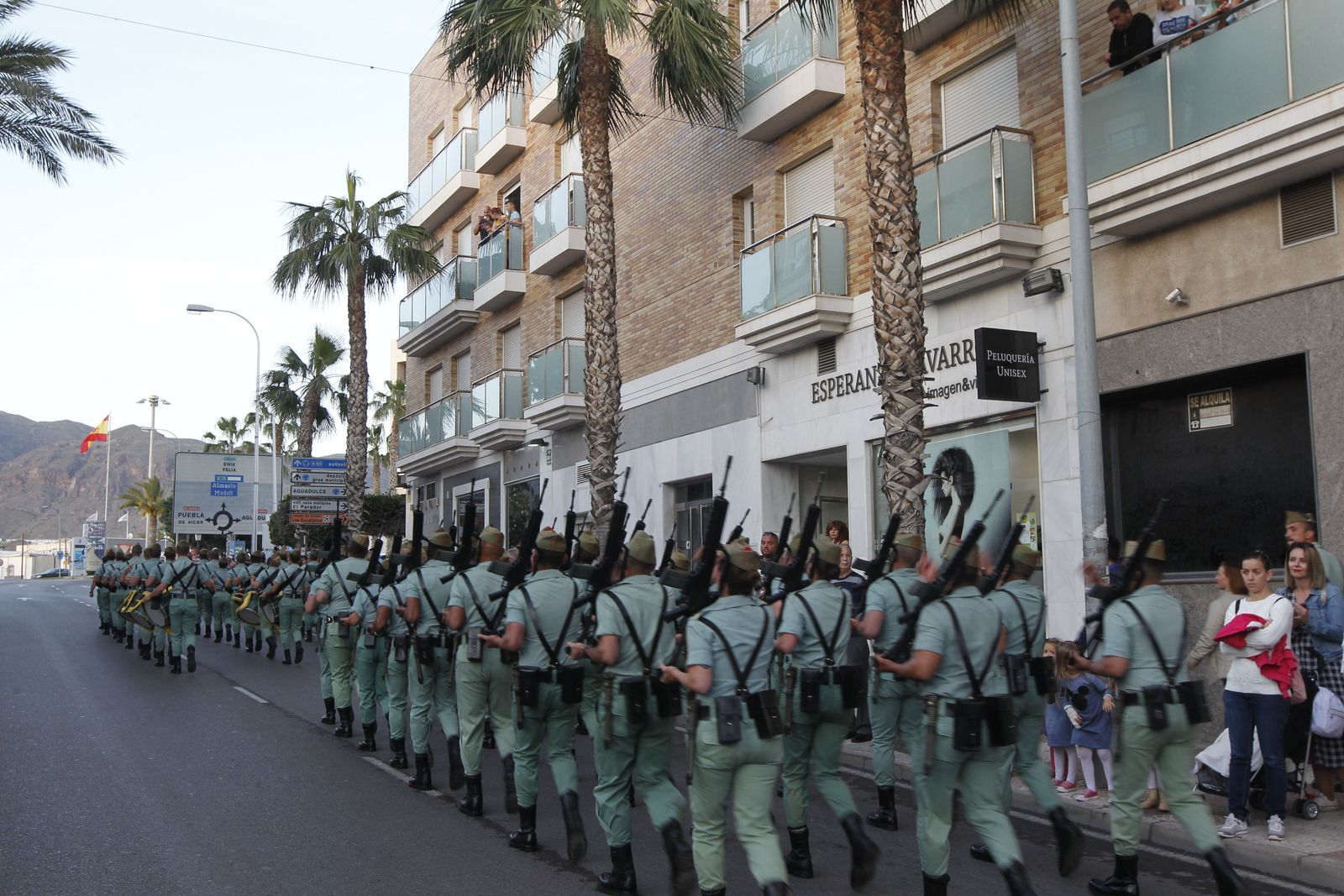 Custodia del Cristo de la Buena Muerte de La Legión. Semana Santa 2019. El Parador