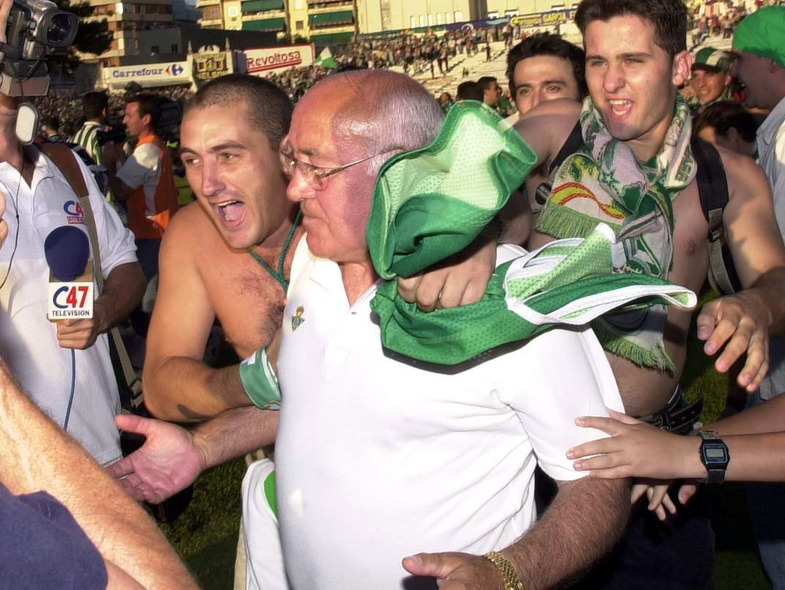 Del Sol, en el ascenso del Betis en Jaén.