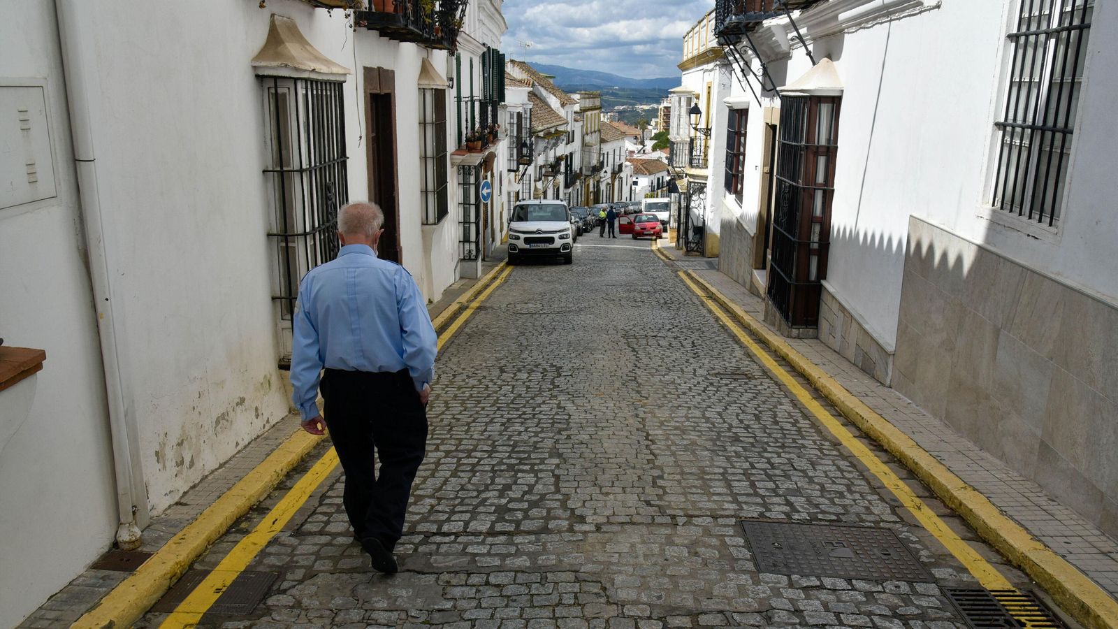 Tramo alto de la calle San Felipe.