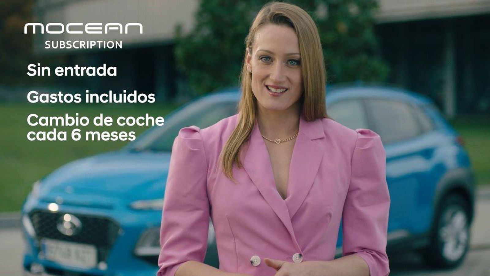 Mireia Belmonte es también la cara del Mocean, plan de suscripción que Hyundai propone como nueva fórmula de pago por uso.