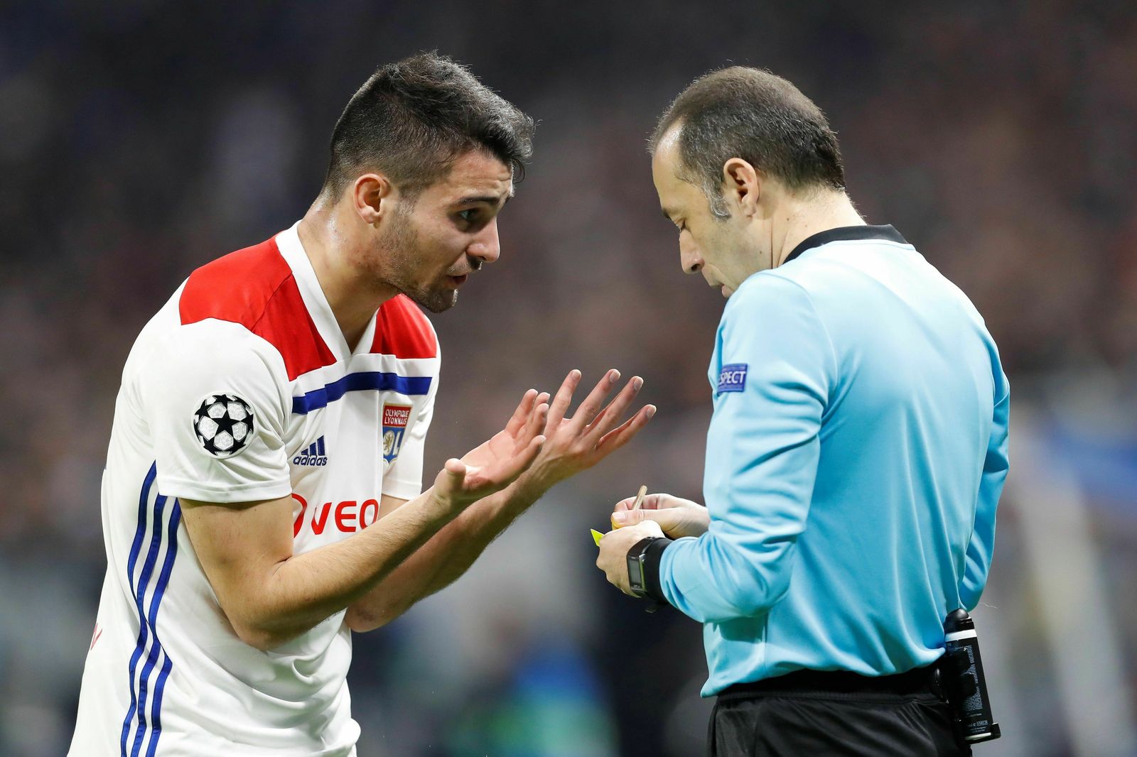 Las imágenes del Olympique de Lyon-FC Barcelona