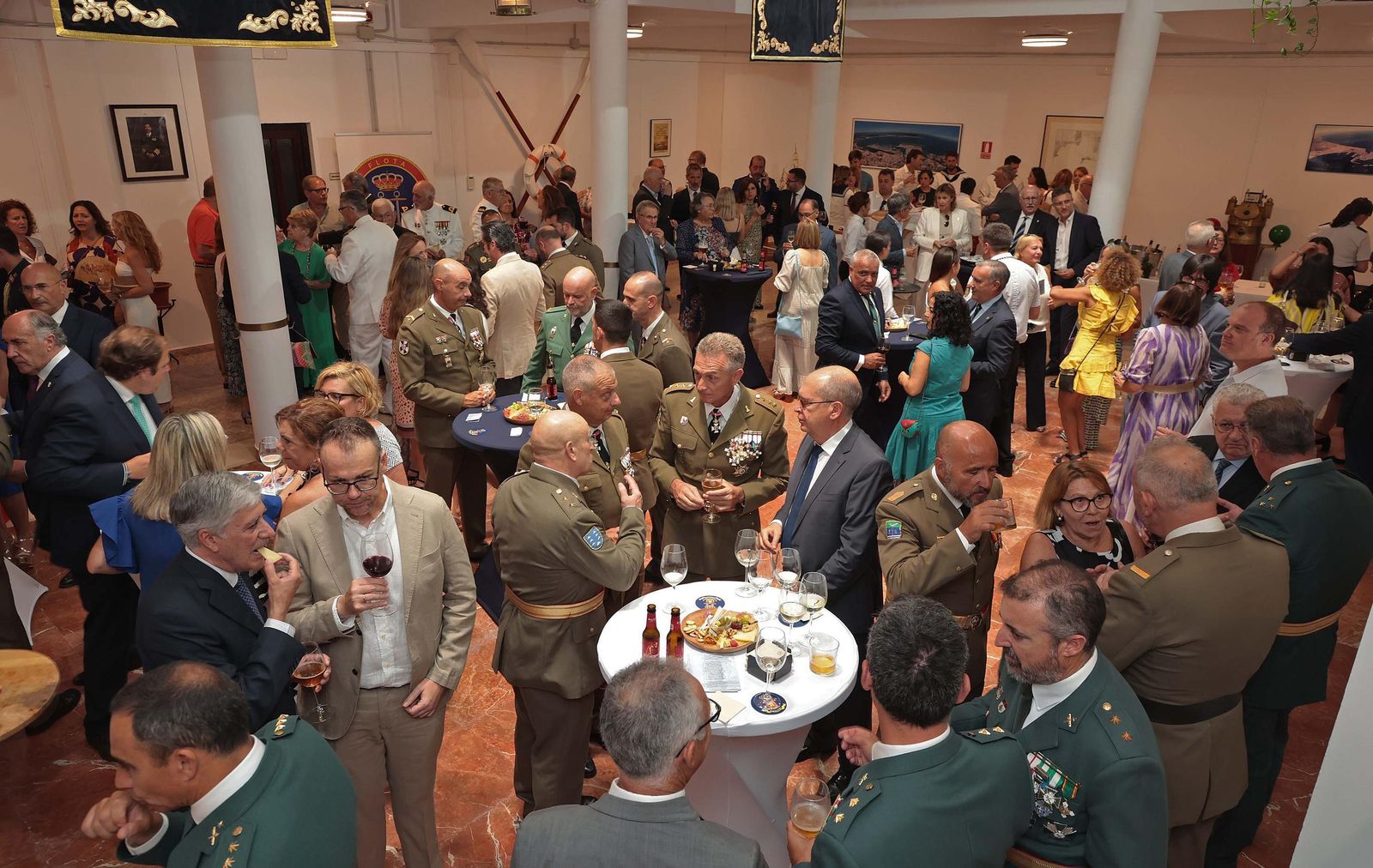Fotos de la recepción de la Comandancia de Marina y la Autoridad Portuaria de la Bahía de Algeciras con motivo de la festividad de la Virgen del Carmen