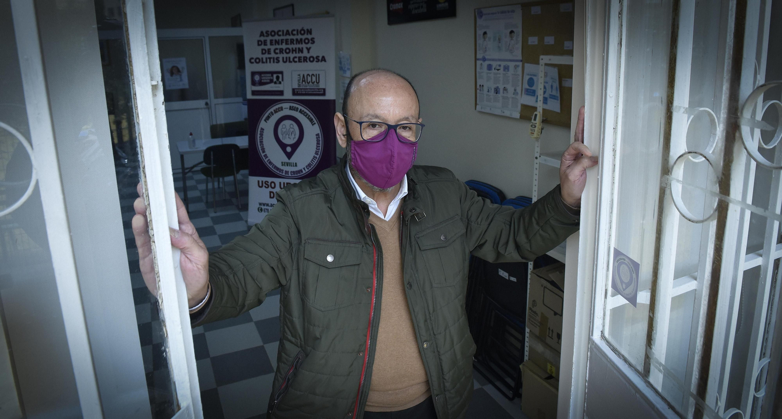 José Luis Rodríguez, diagnosticado de colitis ulcerosa y presidente de ACCU Sevilla.