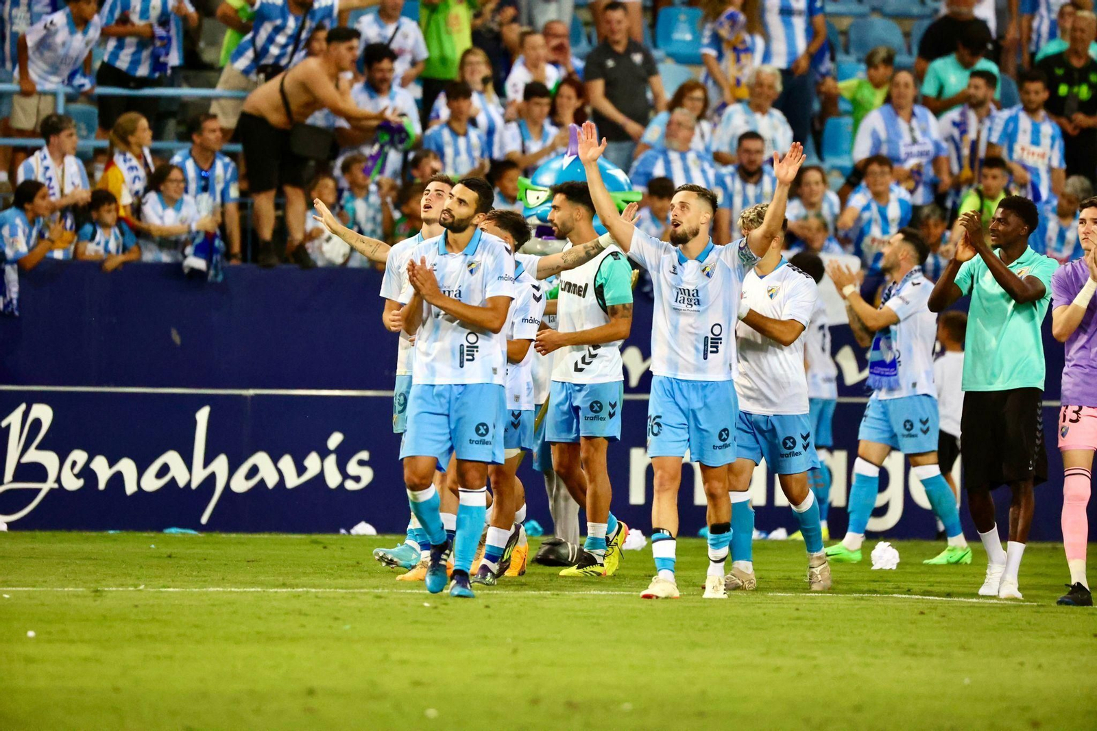 El Málaga CF-Nàstic, en fotos