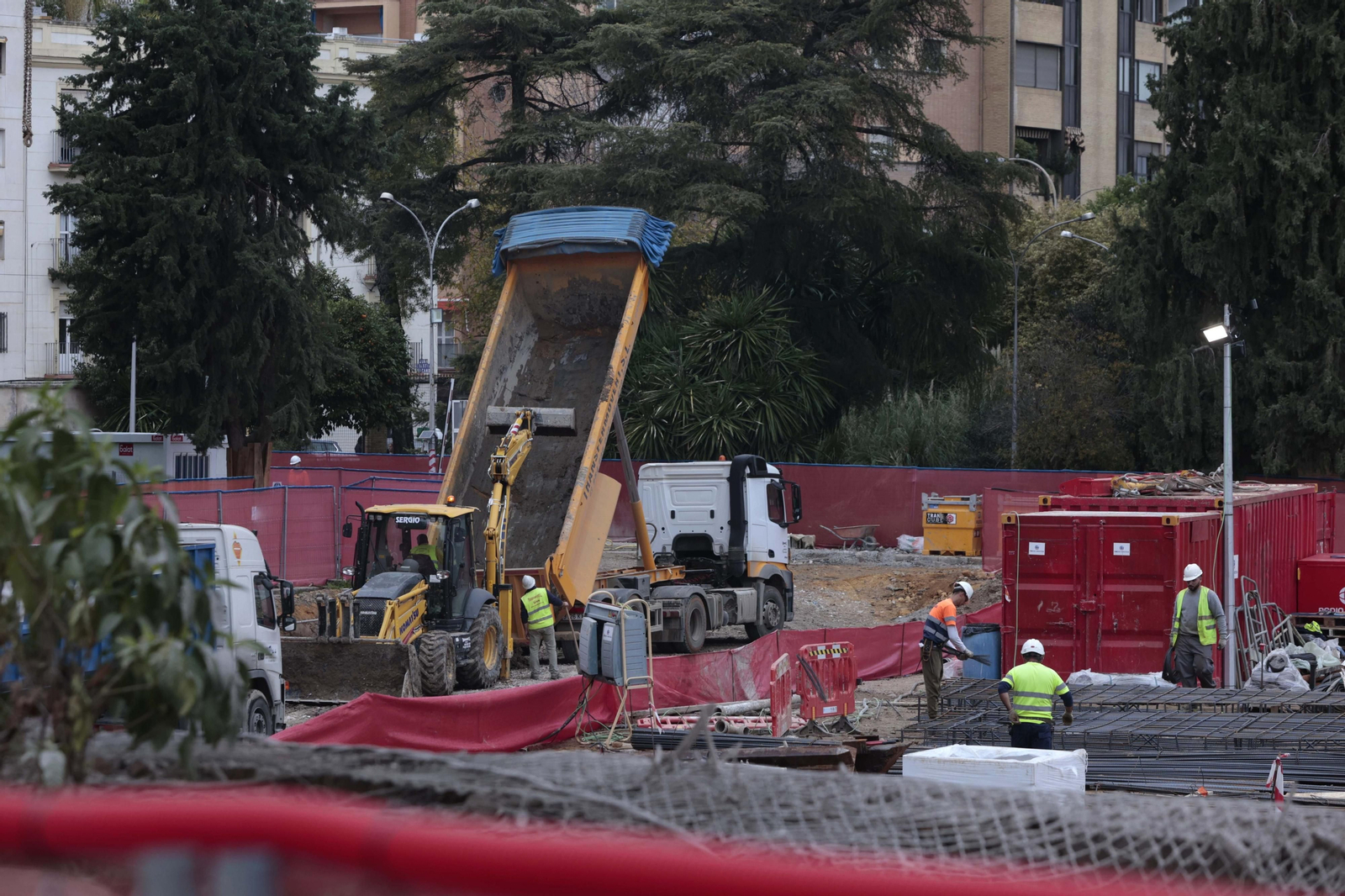 Obras en la antigua Tabacalera