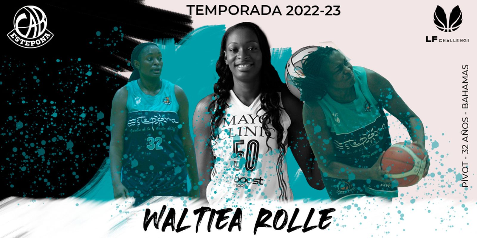 Waltiea Rolle vuelve al CAB Estepona.