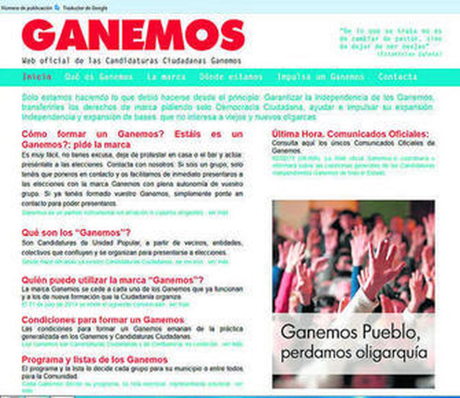 Un "esperpento" de Ganemos Sevilla se presenta a las elecciones