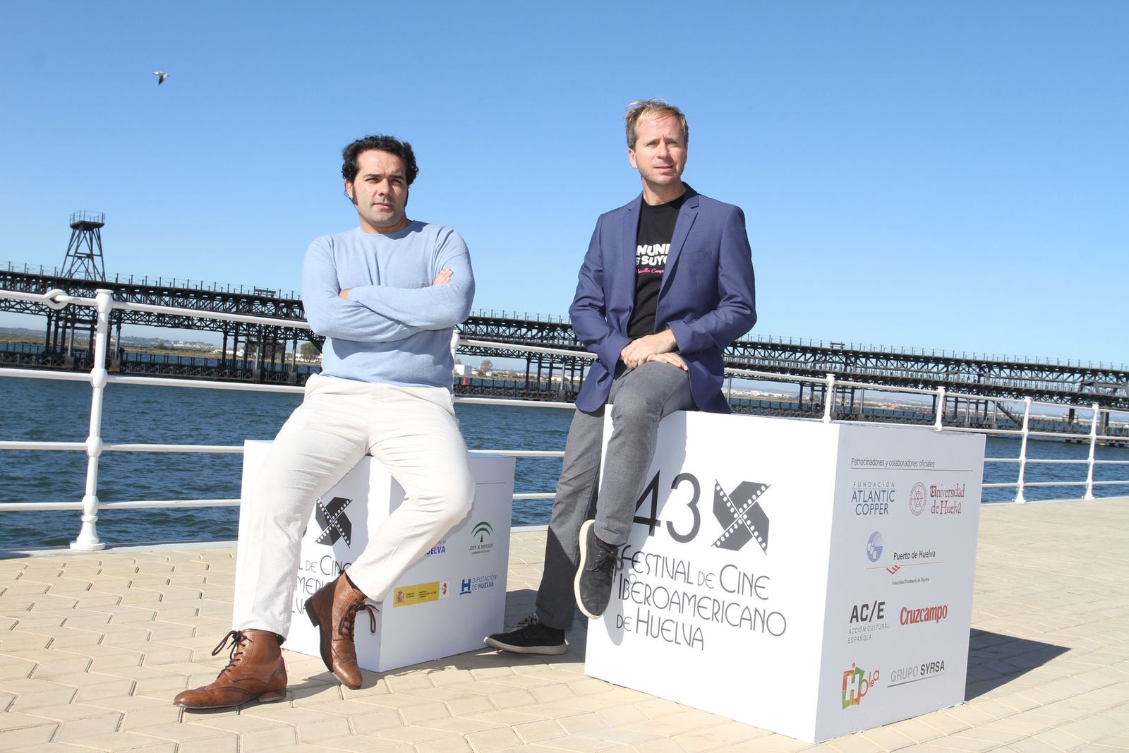 Alfonso Sánchez y Alberto López Premio Luz del Festival de Cine Iberoamericano de Huelva