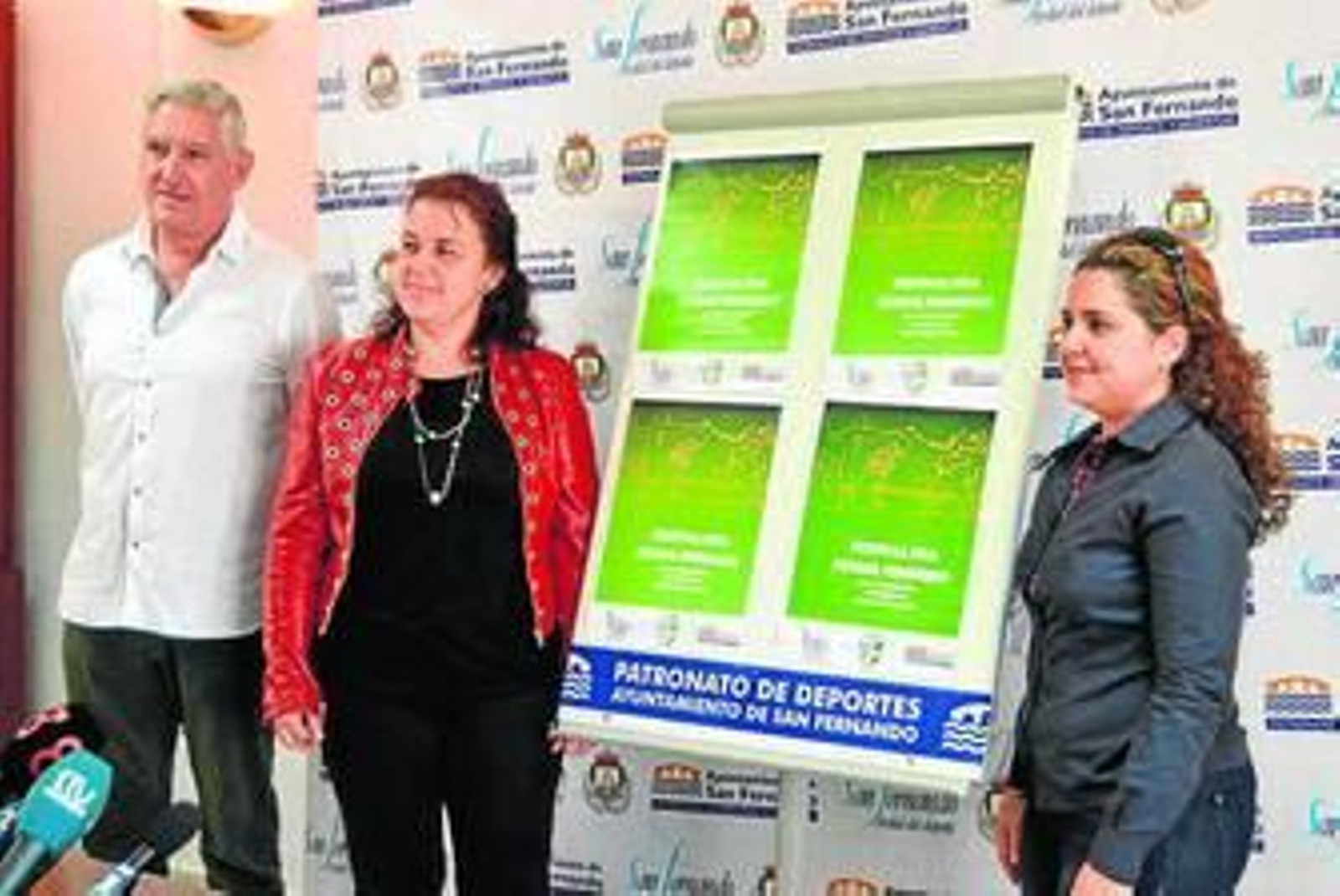 José Antonio Bernal, Maite Lebrero y Lola Olmo, en la presentación.