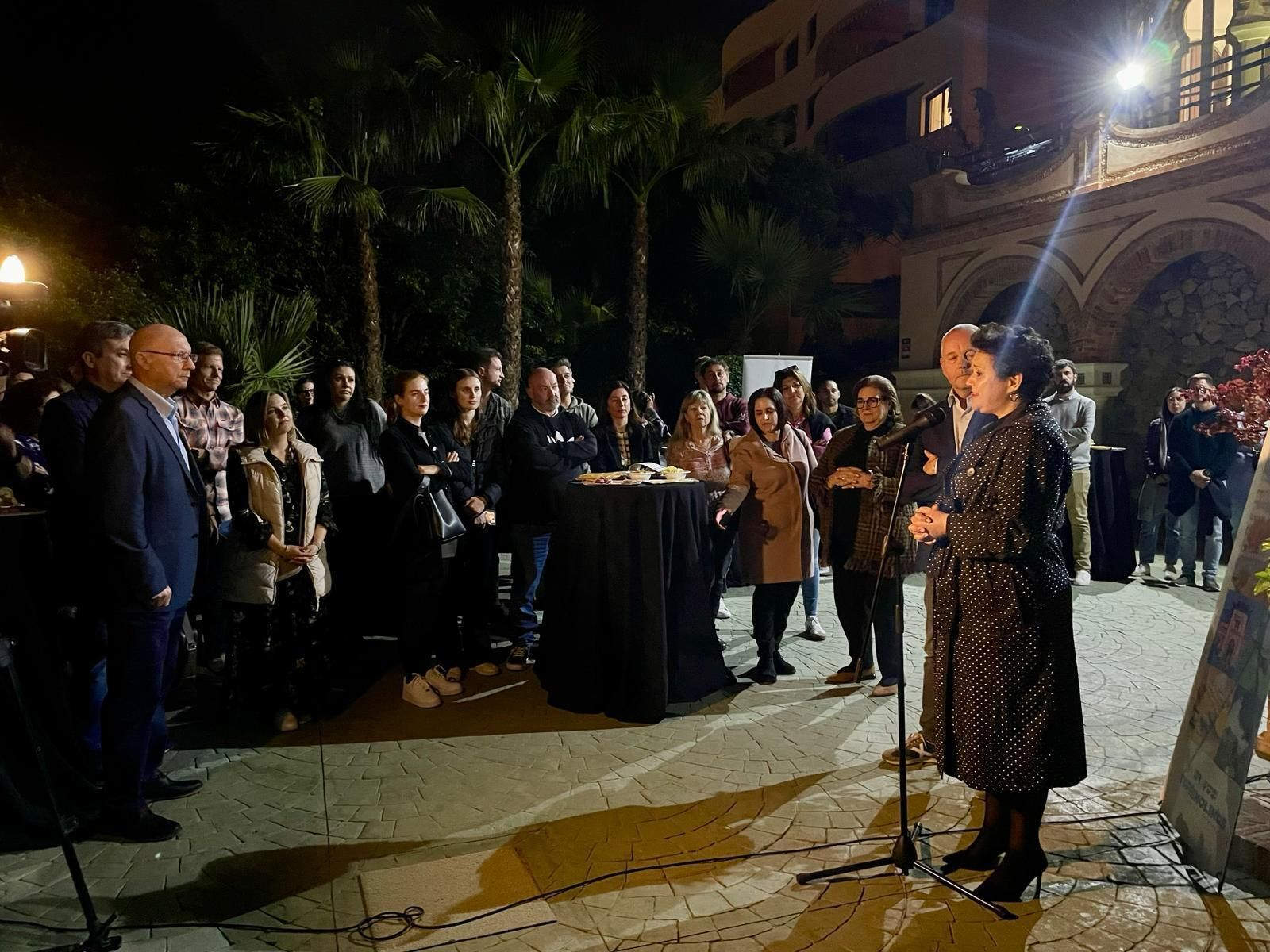 La alcaldesa, Margarita del Cid, durante su intervención en la convención de TUI.