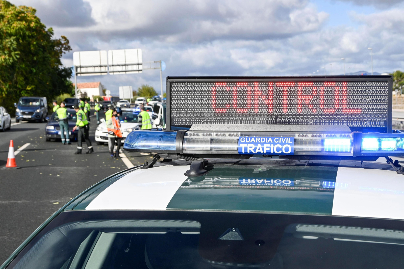 Control de la Guardia Civil.