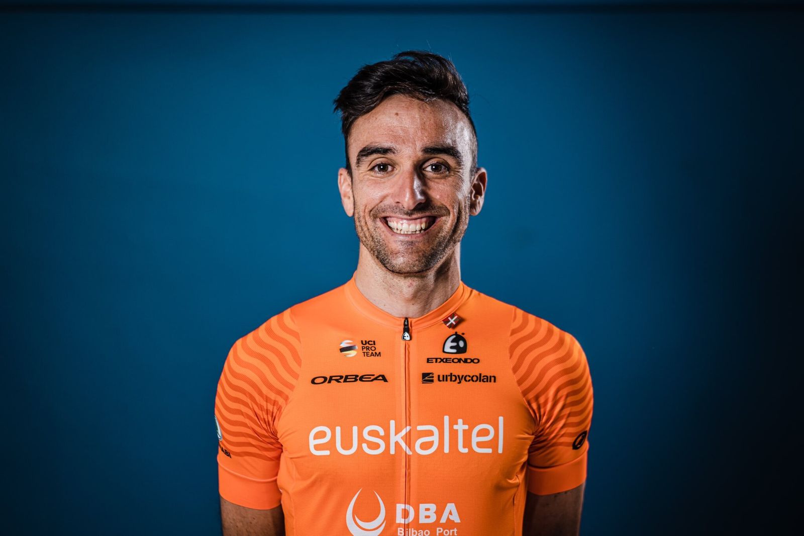 Maté, con el maillot del Euskaltel.