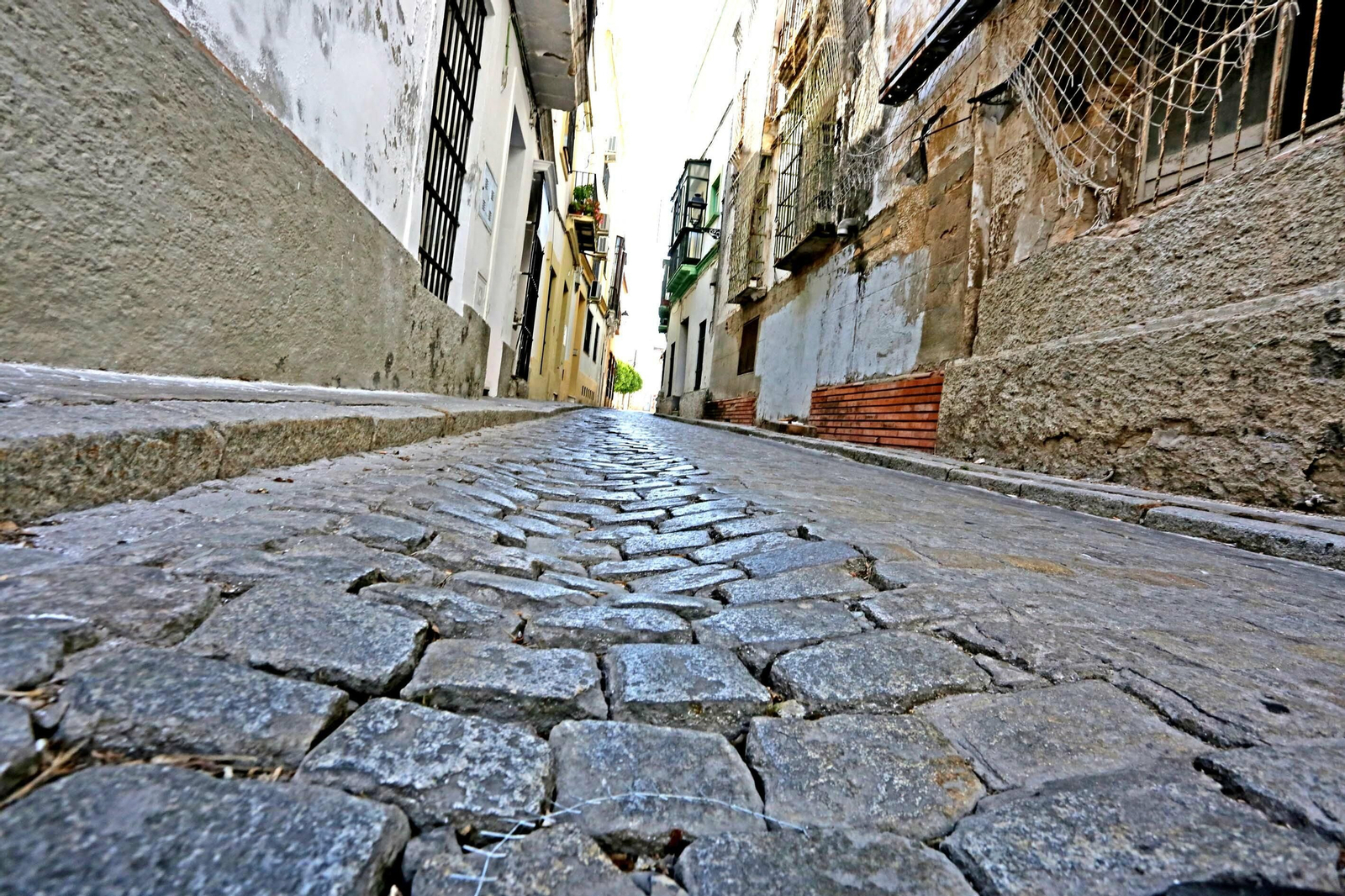 Adoquinado de la calle Juana de Dios Lacoste