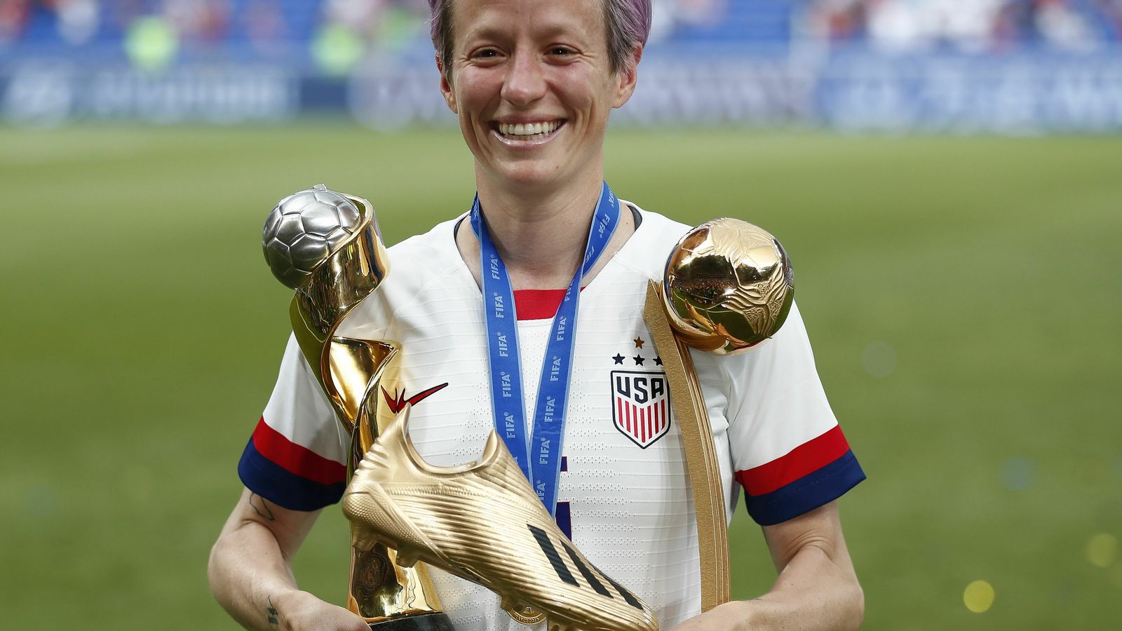 La jugadora aprovecha sus éxitos deportivos para reivindicar causas sociales.