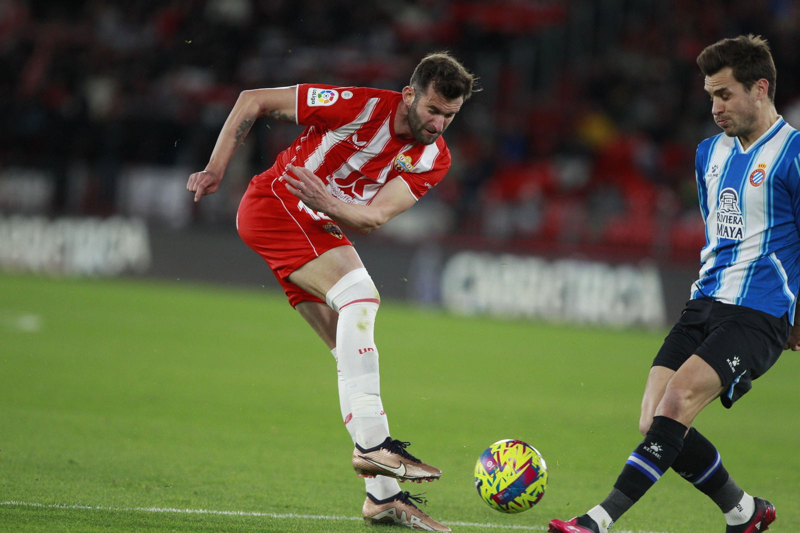 Imágenes del partido U.D. Almería-R.C.D. Espanyol