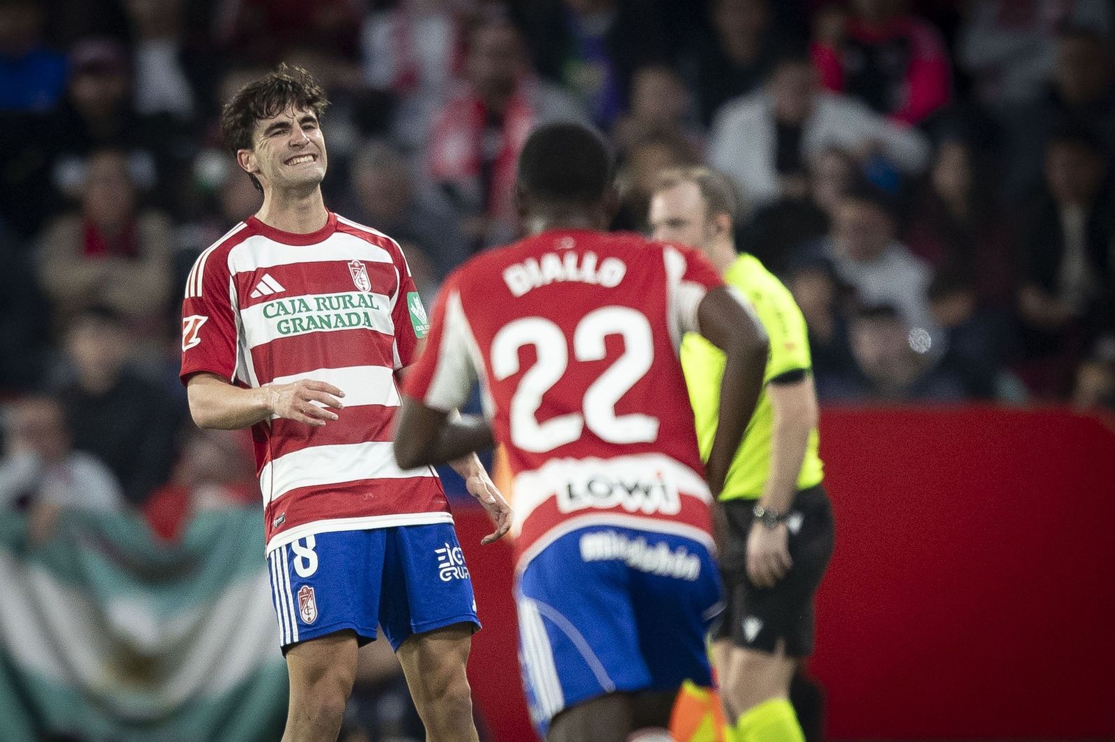 Pedro Alemañ ha sido el último en caer lesionado muscularmente en el Granada CF.