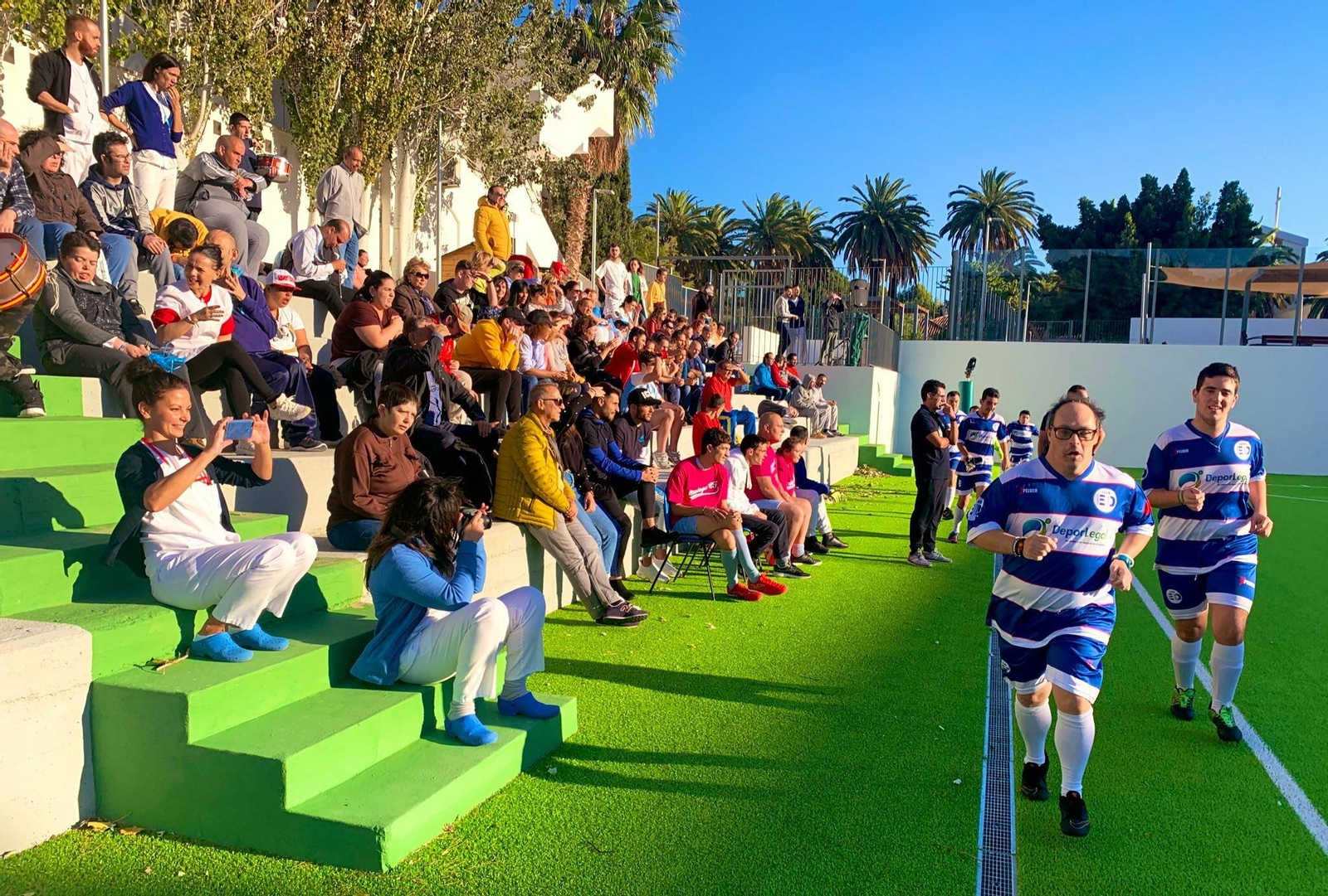 Las fotos de los Supercapacitados del Málaga en el torneo de San Juan de Dios
