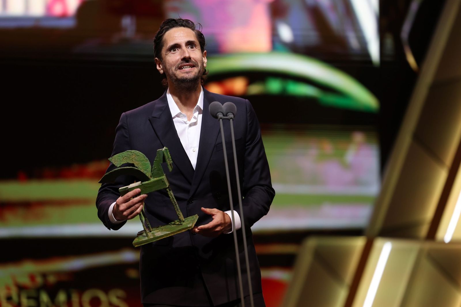 El actor Juan Diego Botto, que pronunció un alegato por la paz en Gaza