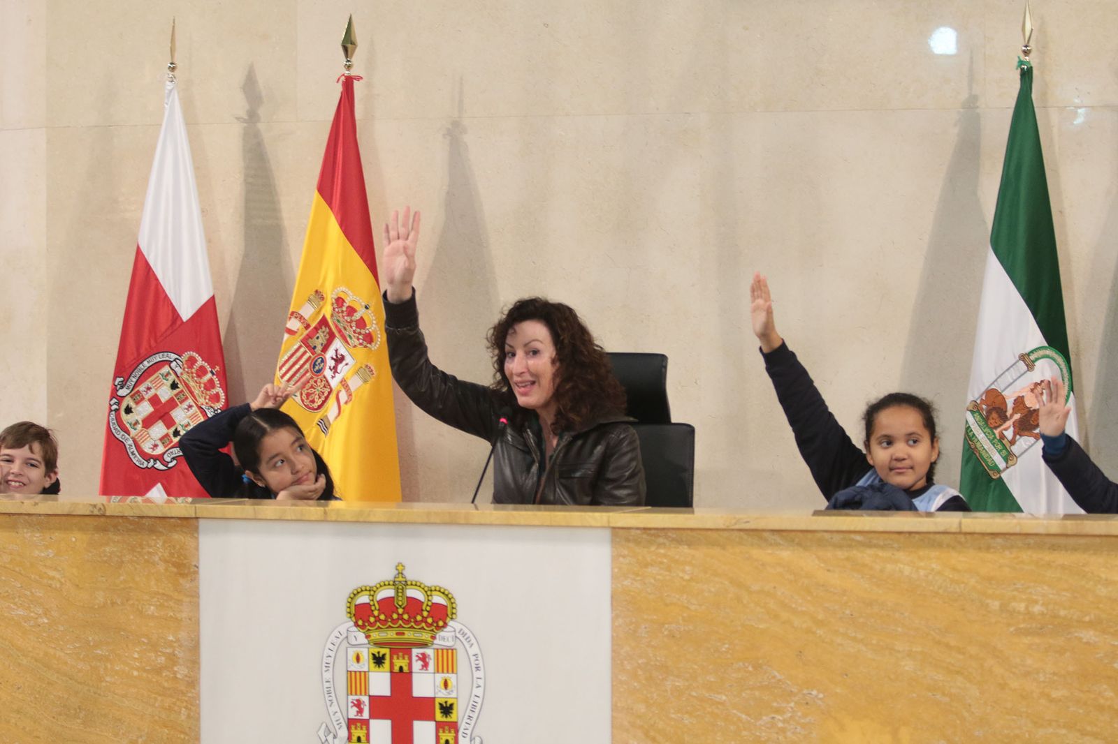 Los alumnos de la SAFA, concejales por un día