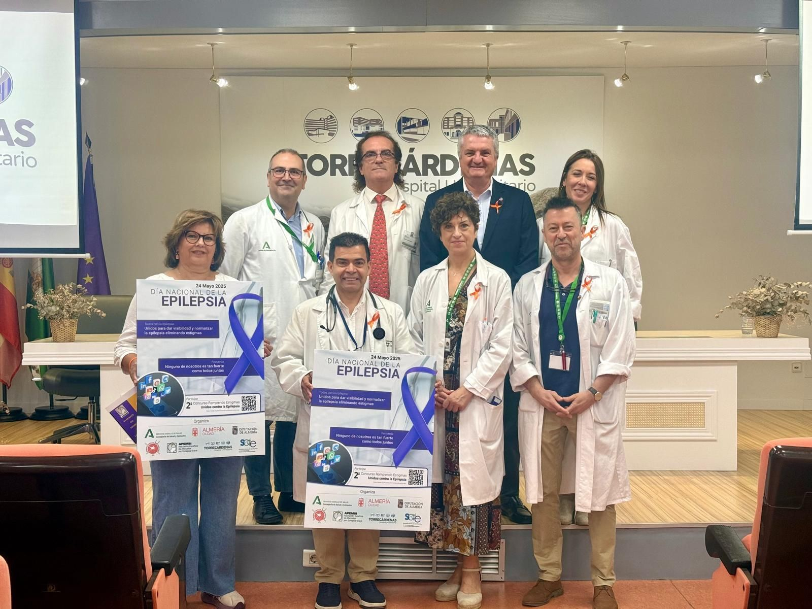Acto por el Día Nacional de la Epilepsia en el Hospital Universitario Torrecárdenas