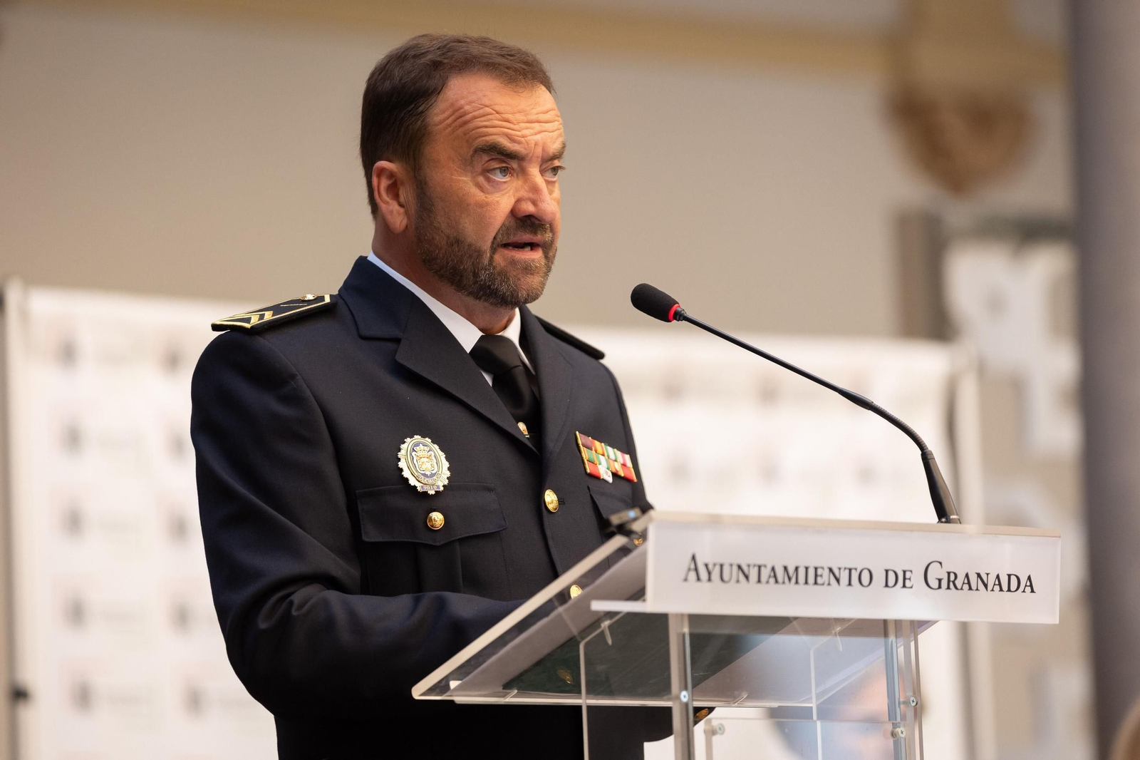 Rafael Domingo, jefe de la Policía Local de Granada.