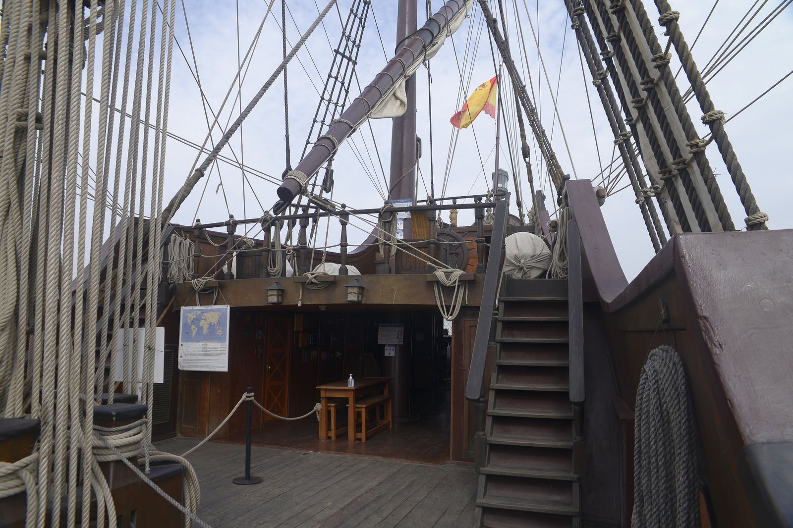 Escala del galeón Andalucía  en Algeciras