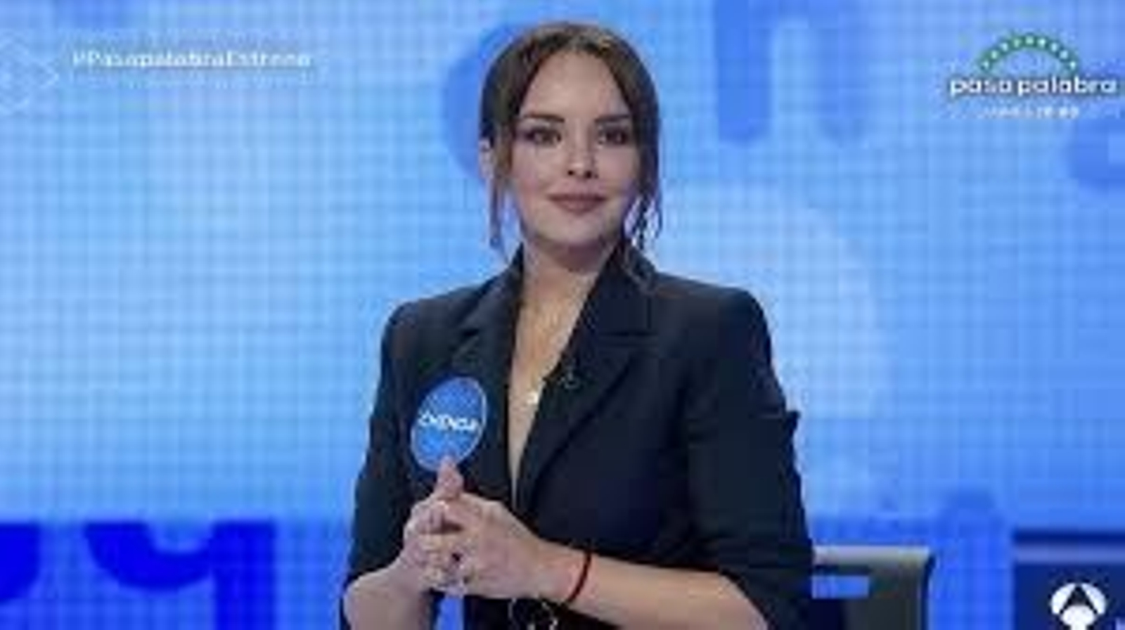 Chenoa, en el plató del nuevo 'Pasapalabra'.