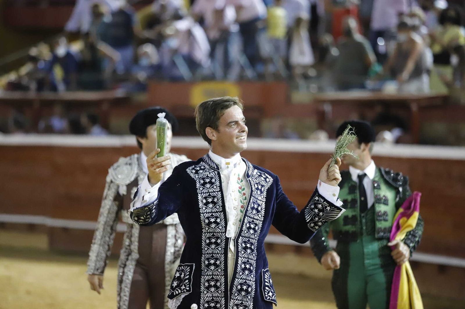 Francisco Palha tras conseguir dos orejas en la Plaza de Toros de Huelva La Merced