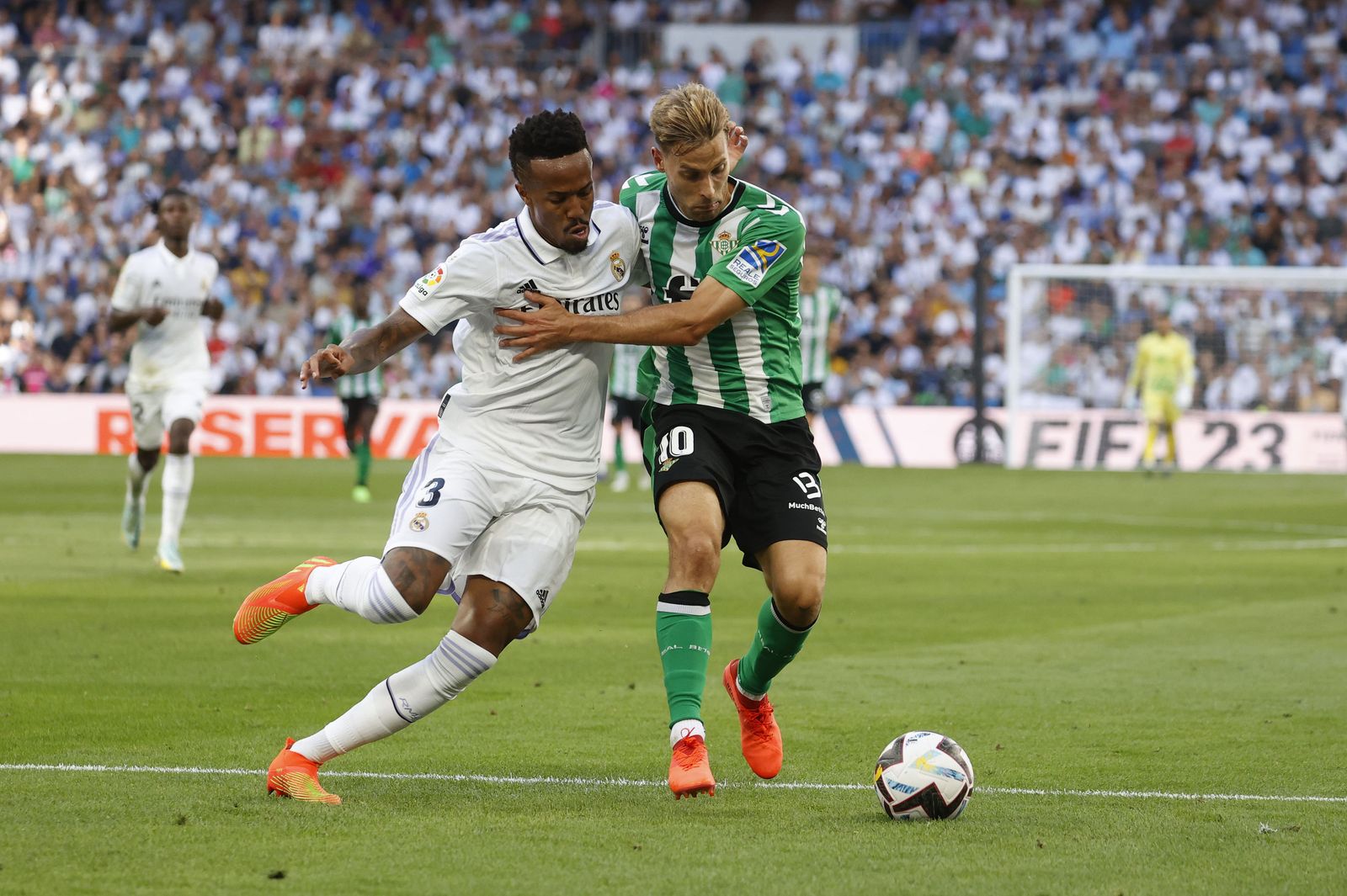 Imagen del último partido de Liga entre Real Madrid y Betis.