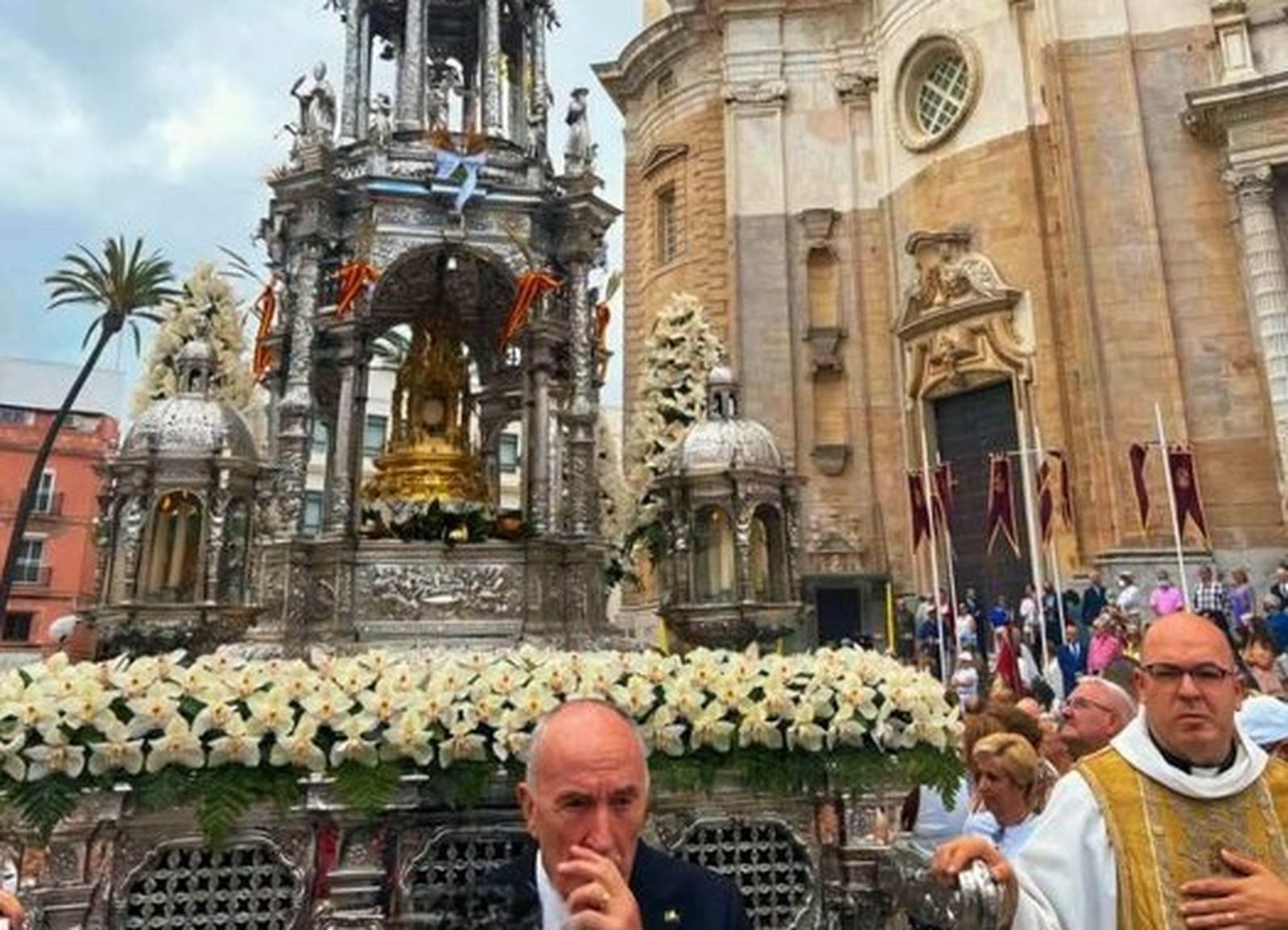 Imagen de la custodia del Corpus Christi de Cádiz.