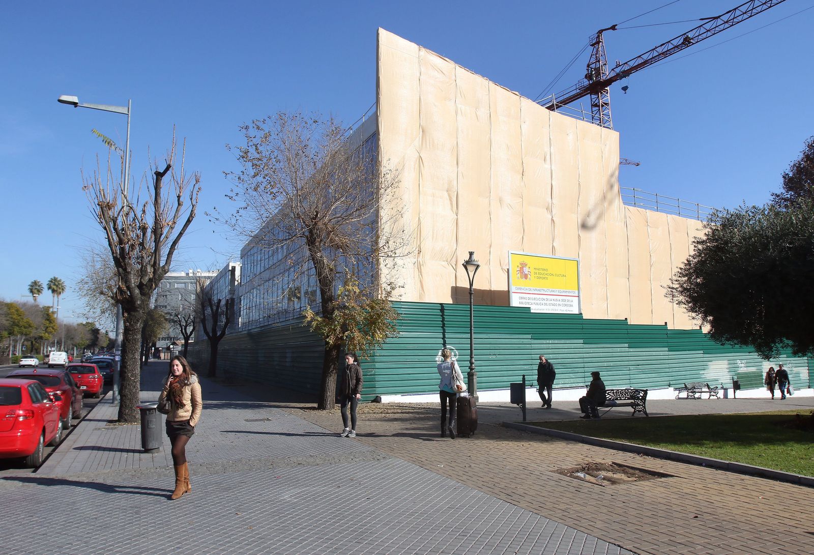 La Biblioteca Provincial, en fase de obras.